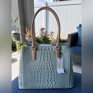 Mint Green Brahmin Satchel - BRAND NEW w/ tags